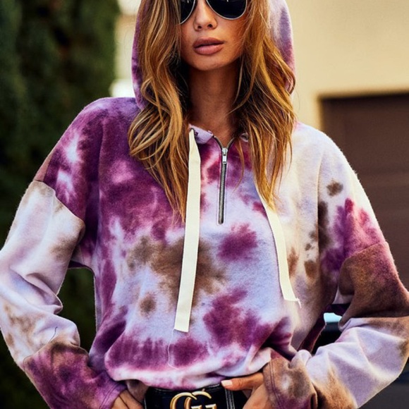 Chic Nation Sweaters - Pullover, Long Sleeve Top,  Tie dye sweatshirt